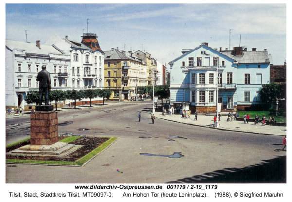 Tilsit, Am Hohen Tor (heute Leninplatz)
