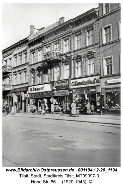 Tilsit, Hohe Str. 66