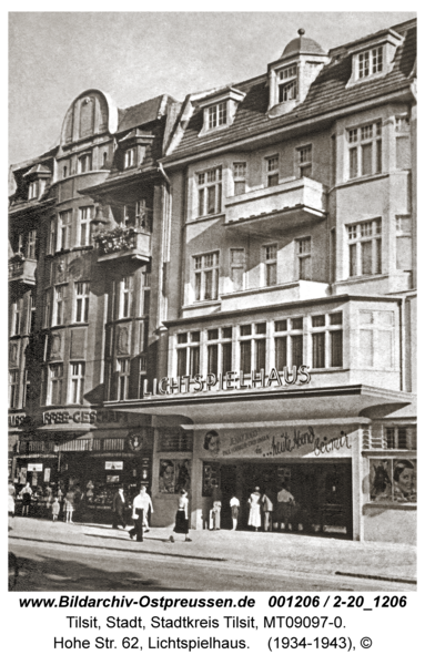 Tilsit, Hohe Str. 62, Lichtspielhaus