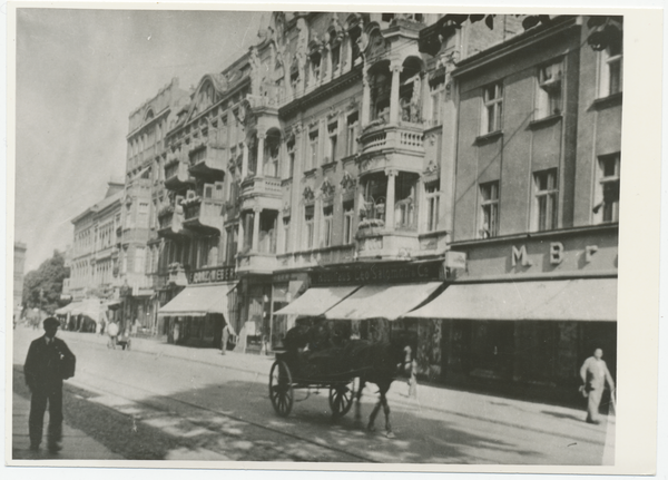 Tilsit, Hohe Str., Nordseite zwischen Kasernenstr. und Langgasse