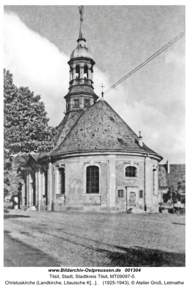 Tilsit, Christuskirche (Landkirche, Litauische Kirche), Blick von Osten