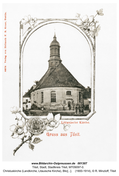 Tilsit, Christuskirche (Landkirche, Litauische Kirche), Blick von Osten