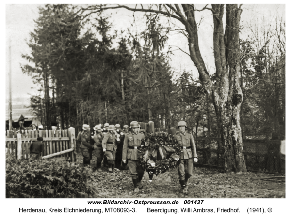 Herdenau, Beerdigung, Willi Ambras, Friedhof