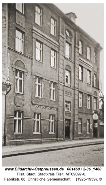 Tilsit, Fabrikstr. 88, Christliche Gemeinschaft