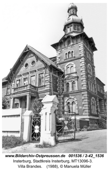 Insterburg (Черняховск), Villa Brandes
