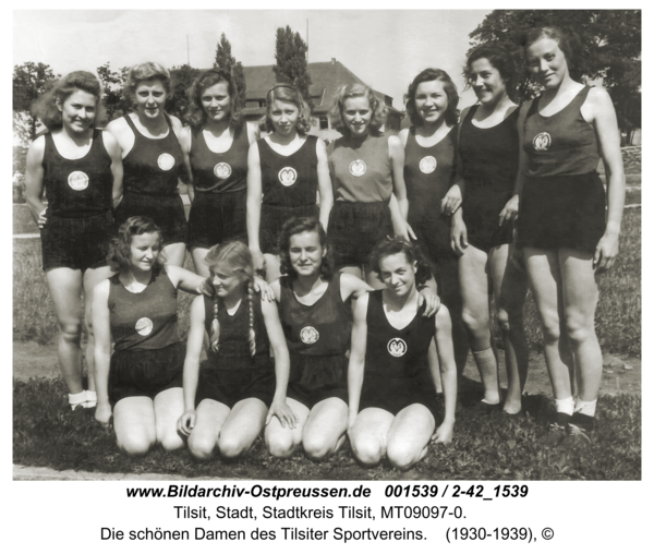 Tilsit, Die schönen Damen des Tilsiter Sportvereins