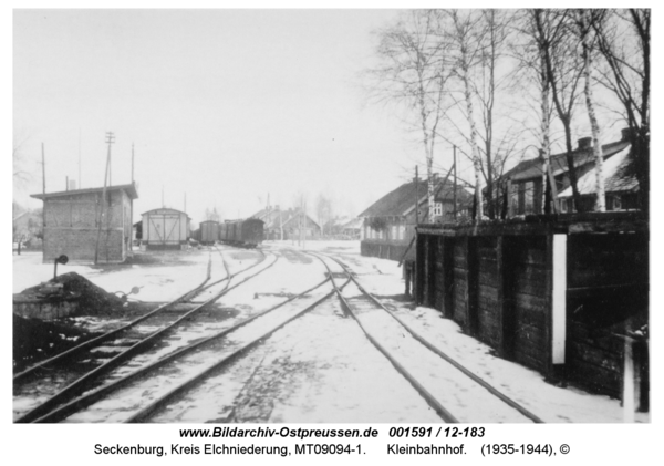 Seckenburg, Kleinbahnhof