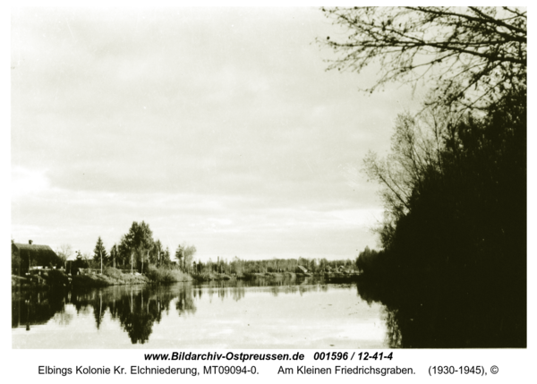 Elbings Kolonie, Am Kleinen Friedrichsgraben