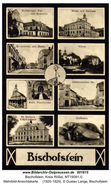 Bischofstein, Mehrbild-Ansichtskarte
