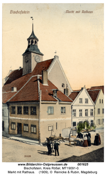 Bischofstein, Markt mit Rathaus