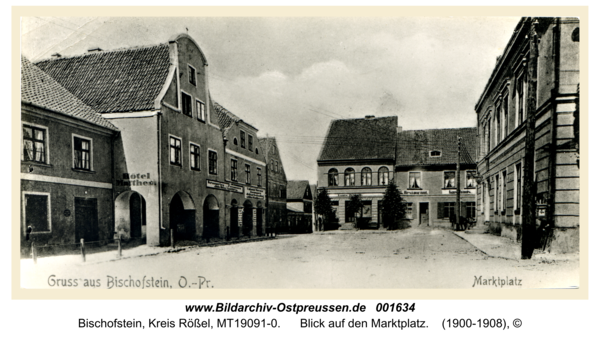 Bischofstein, Blick auf den Marktplatz