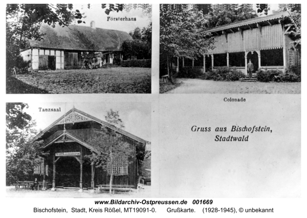 Bischofstein, Grußkarte