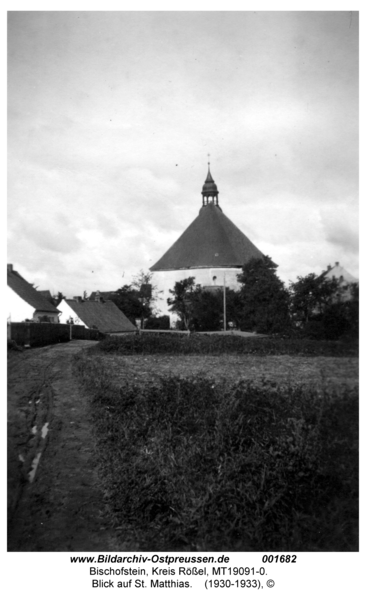 Bischofstein, Blick auf St. Matthias