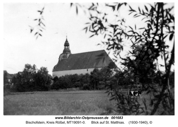 Bischofstein, Blick auf St. Matthias