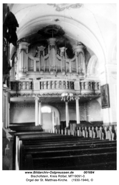 Bischofstein, Orgel der St. Matthias-Kirche