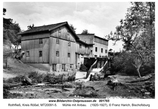 Rothfließ, Mühle mit Anbau