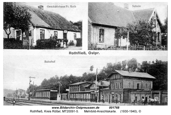 Rothfließ, Mehrbild-Ansichtskarte