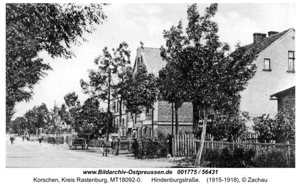 Korschen, Hindenburgstraße