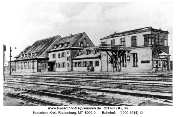 Korschen, Bahnhof