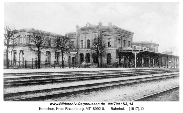 Korschen, Bahnhof