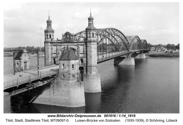 Tilsit, Luisen-Brücke von Südosten