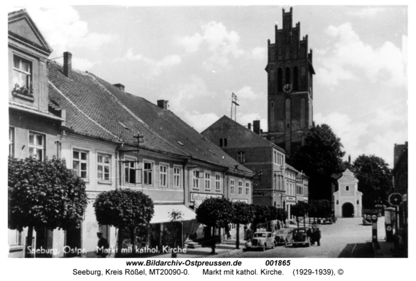 Seeburg, Markt mit kathol. Kirche