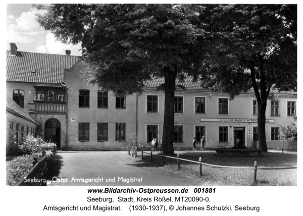 Seeburg, Amtsgericht und Magistrat