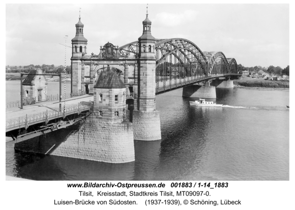 Tilsit, Luisen-Brücke von Südosten