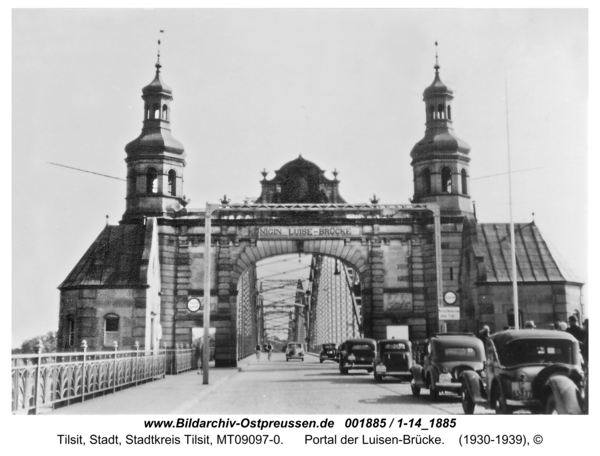 Tilsit, Portal der Luisen-Brücke