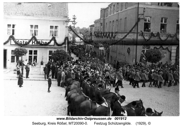 Seeburg, Festzug Schützengilde