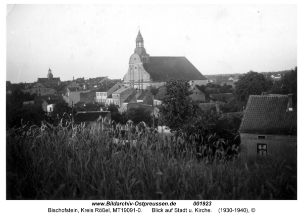 Bischofstein, Blick auf Stadt u. Kirche