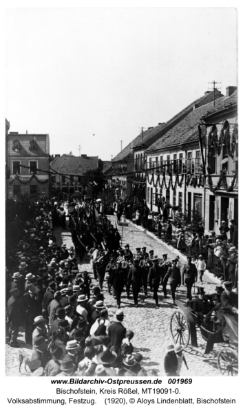 Bischofstein, Volksabstimmung, Festzug