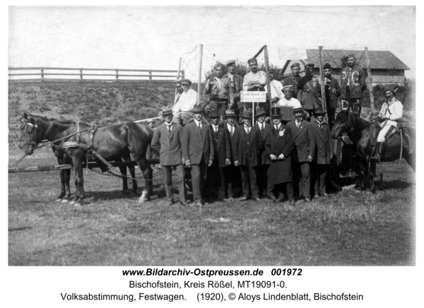 Bischofstein, Volksabstimmung, Festwagen