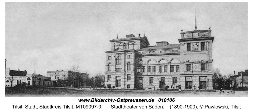 Tilsit, Stadttheater von Süden