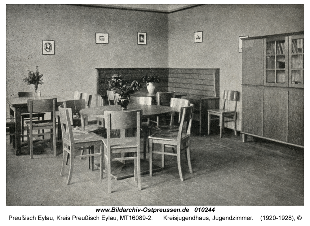 Preußisch Eylau, Kreisjugendhaus, Jugendzimmer