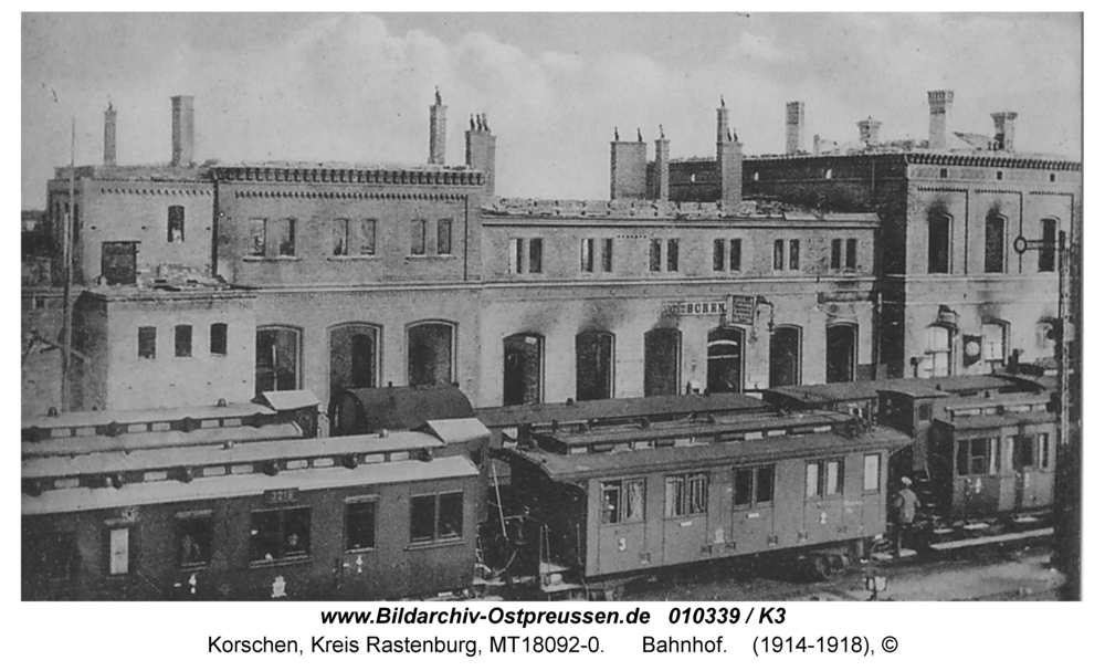 Korschen, Bahnhof