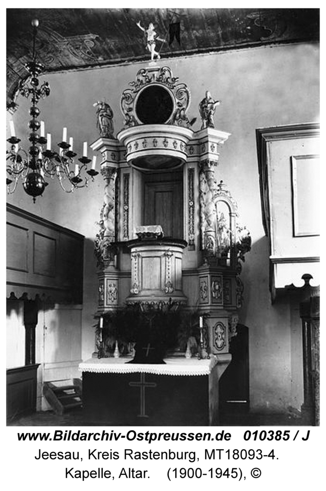 Jesau, Kirche, innen, Altar