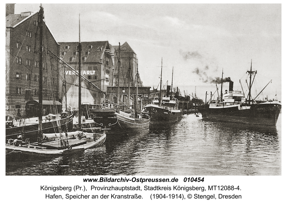 Königsberg, Hafen, Speicher an der Kranstraße