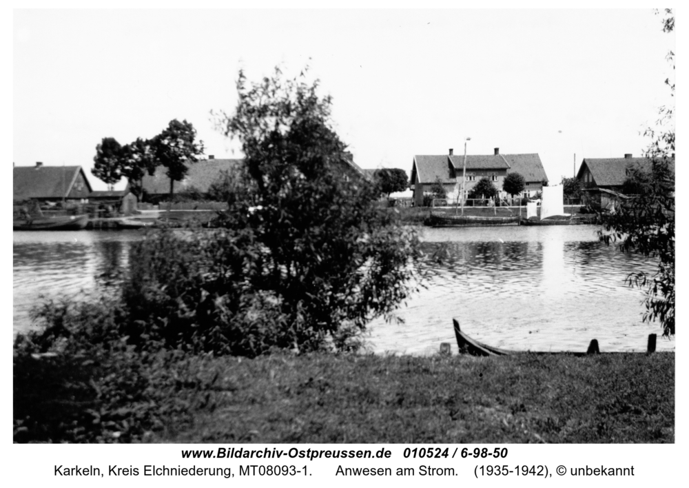 Karkeln, Anwesen am Strom