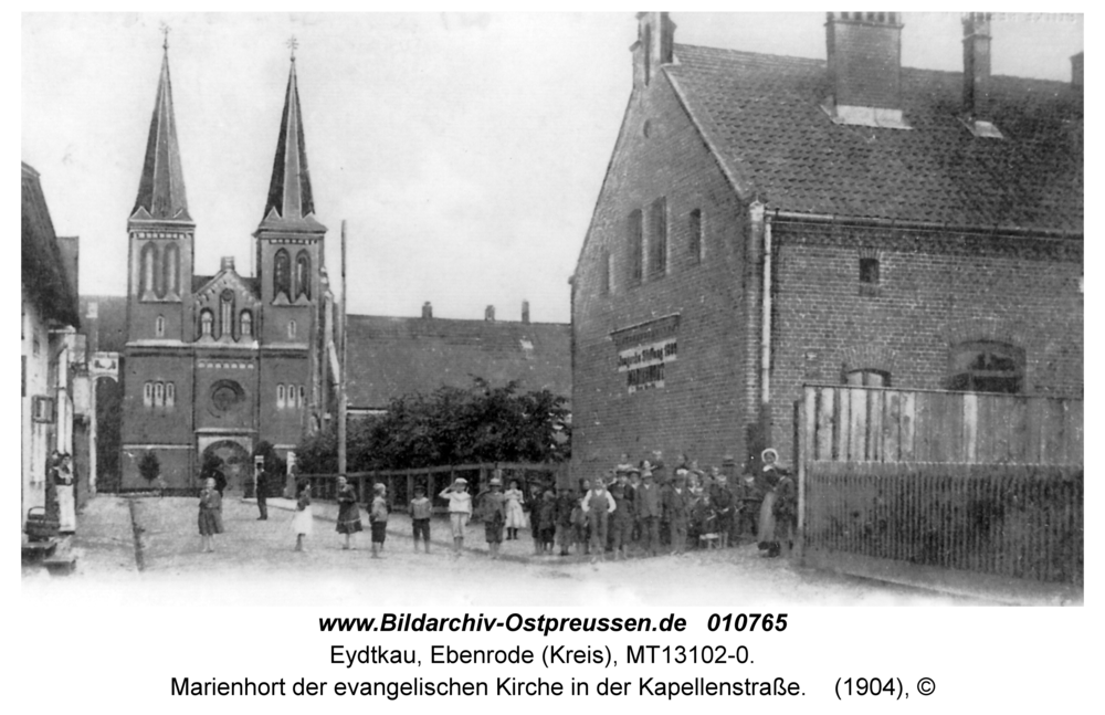 Eydtkau, Marienhort der evangelischen Kirche in der Kapellenstraße