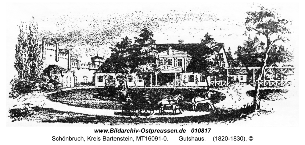 Schönbruch Kr. Bartenstein, Gutshaus