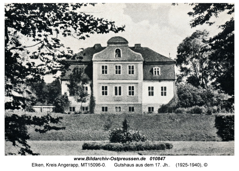 Elken fr. Elkinehlen, Gutshaus aus dem 17. Jh.