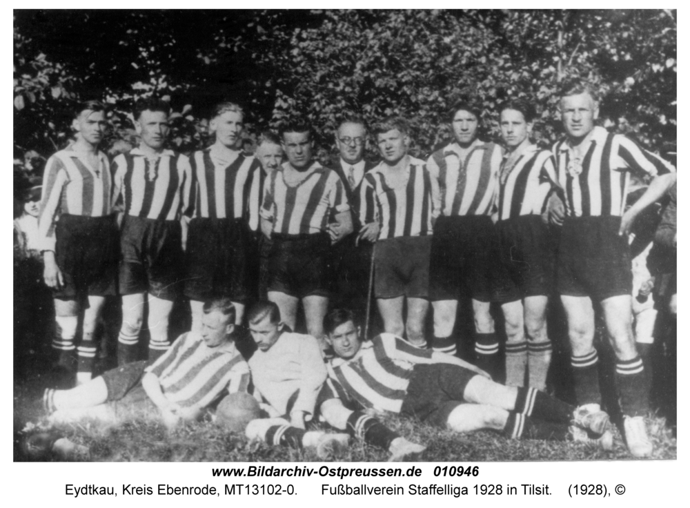 Eydtkau, Fußballverein Staffelliga 1928 in Tilsit