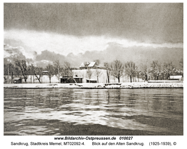 Sandkrug Stadtkr. Memel, Blick auf den Alten Sandkrug