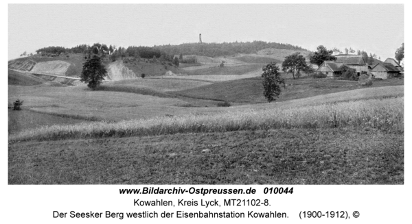 Kowahlen, Der Seesker Berg westlich der Eisenbahnstation Kowahlen