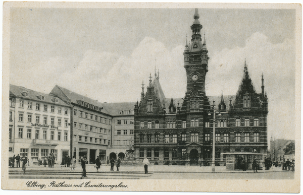 Elbing, Rathaus mit Erweiterungsbau