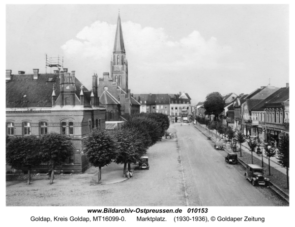 Goldap, Marktplatz