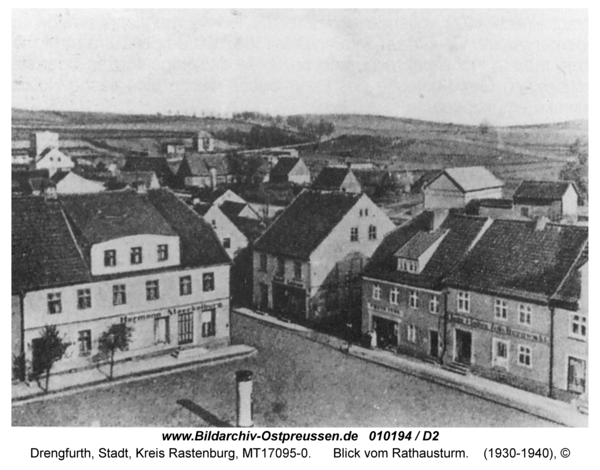 Drengfurt, Blick vom Rathausturm