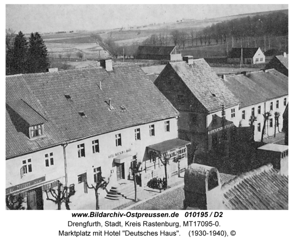 Drengfurt, Marktplatz, Hotel "Deutsches Haus"