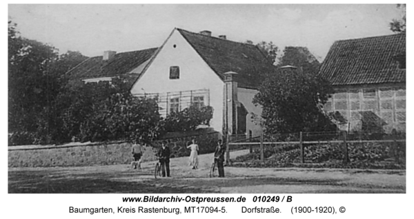 Baumgarten Kr. Rastenburg, Dorfstraße